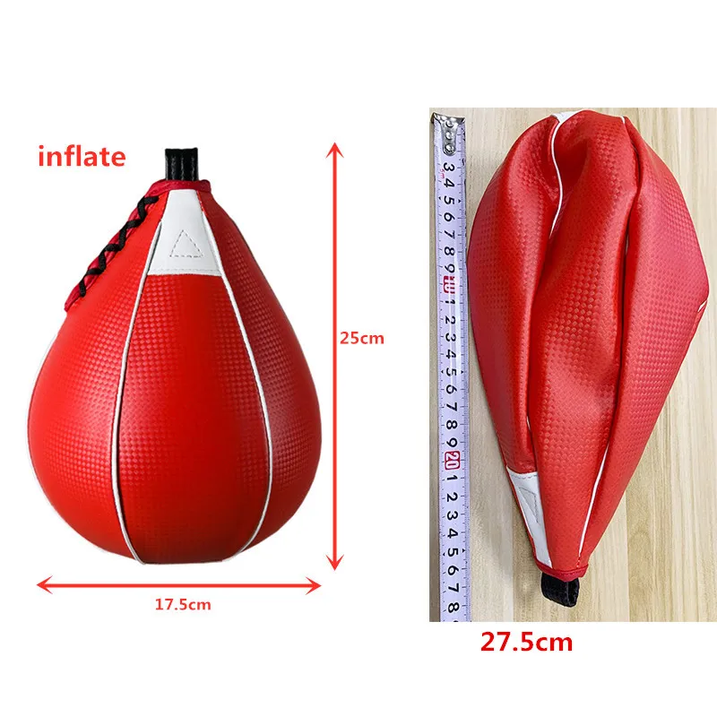 

Boxing Pear Shape PU Speed Ball Swivel Punch Bag Punching boxeo Speed bag Punch Fitness Training Ball Gym Exercise Agility