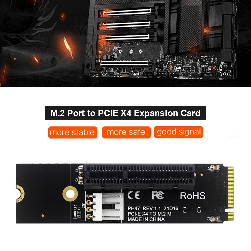 1 шт. адаптер для кабелей M.2 SSD NGFF PCIe на 4 | Компьютеры и офис