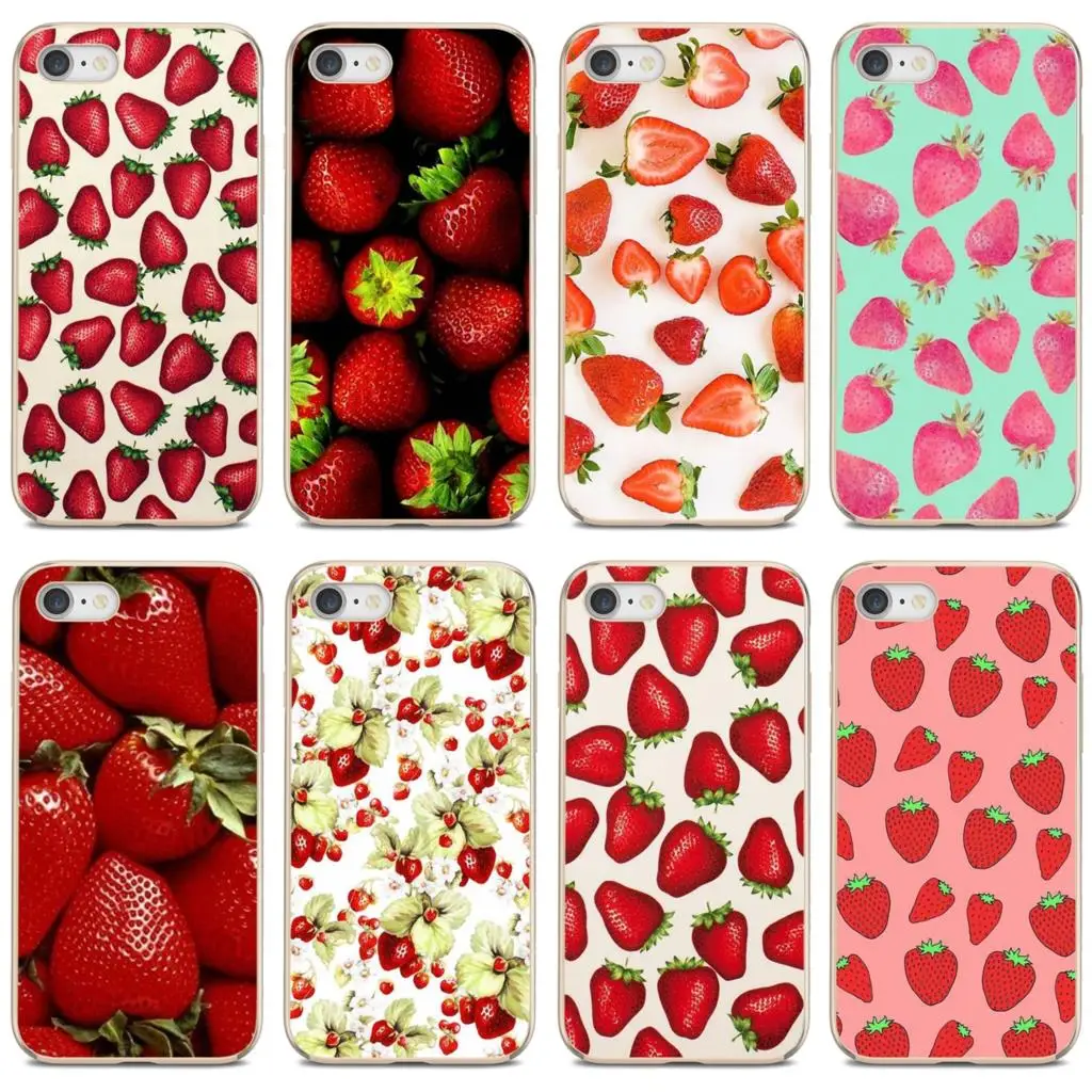 Мягкий чехол из ТПУ с рисунком клубники и фруктов для Huawei Honor 8A 7A 7C 8X 9 9X 10 10i 20 Lite Pro Y5