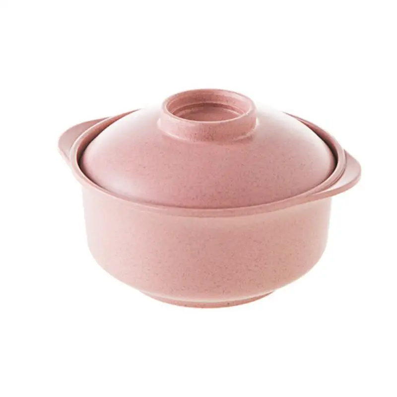 3 цвета пшеничные стебли с крышкой чаши для риса и супа чаша китайская творческая