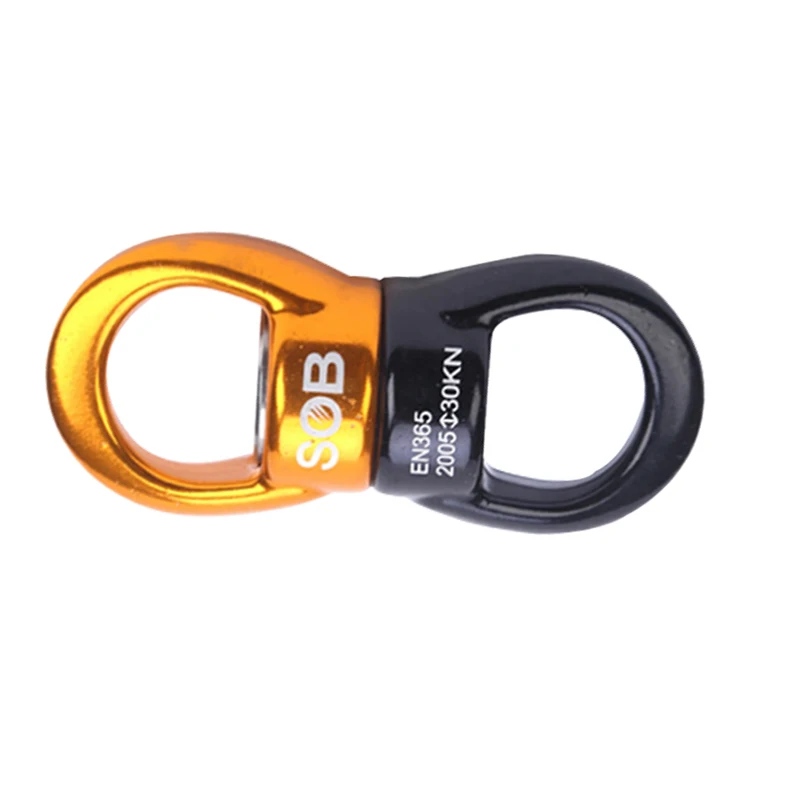 30KN Rotational Device Climbing Safety Swivel Rotator For Rock Outdoor rescue Aerial Work Rappelling Accessories | Спорт и