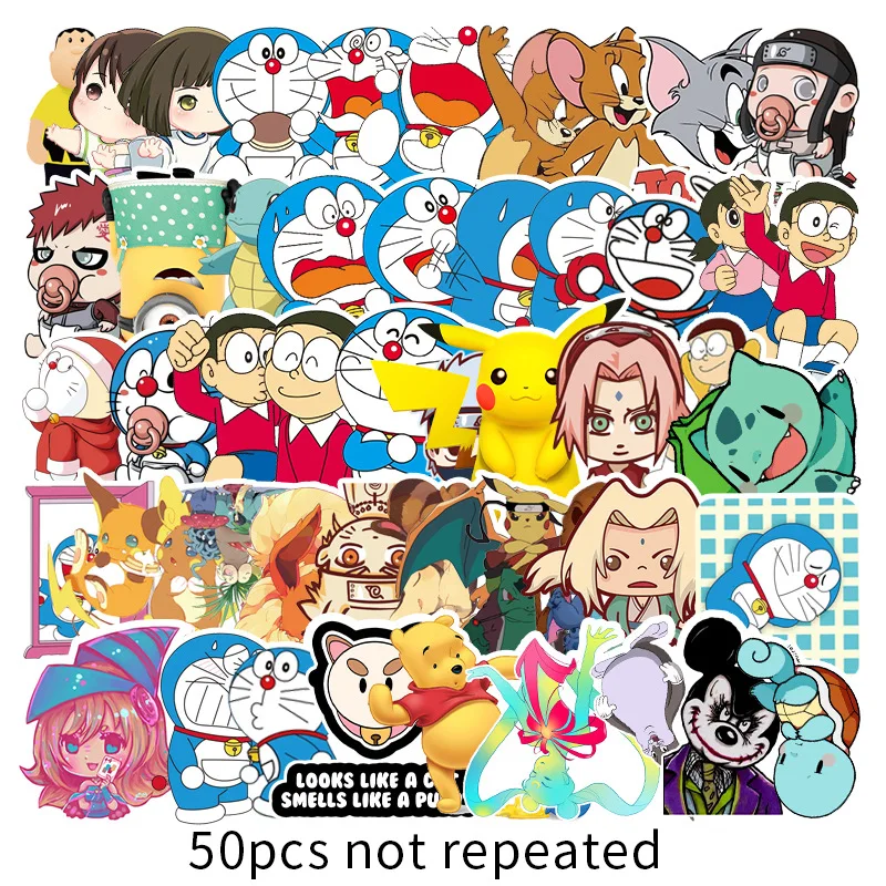 

10/30/50 PCS Anime Graffiti Sticker Waterproof Car Motorcycle Trolley Case Skateboard Computer Laptop Luggage Stickers Kids Toys