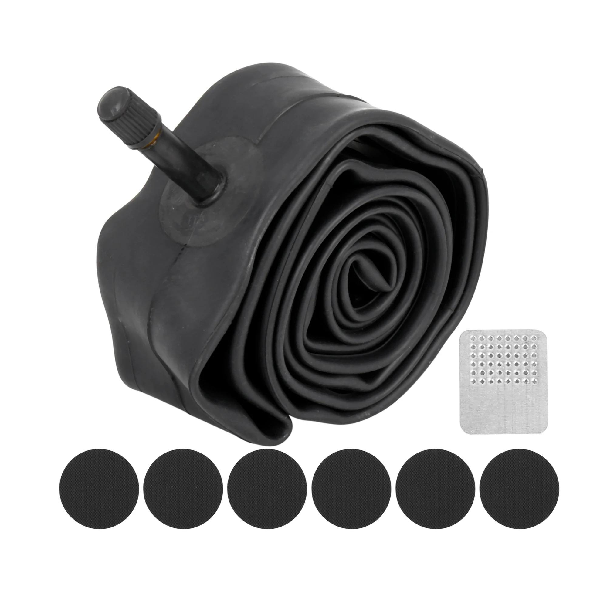 

X Autohaux 18 Inch Bike Inner Tube Tire Rubber Bicycle Tyres Repair Kit US Valve For Mountain Road Bike