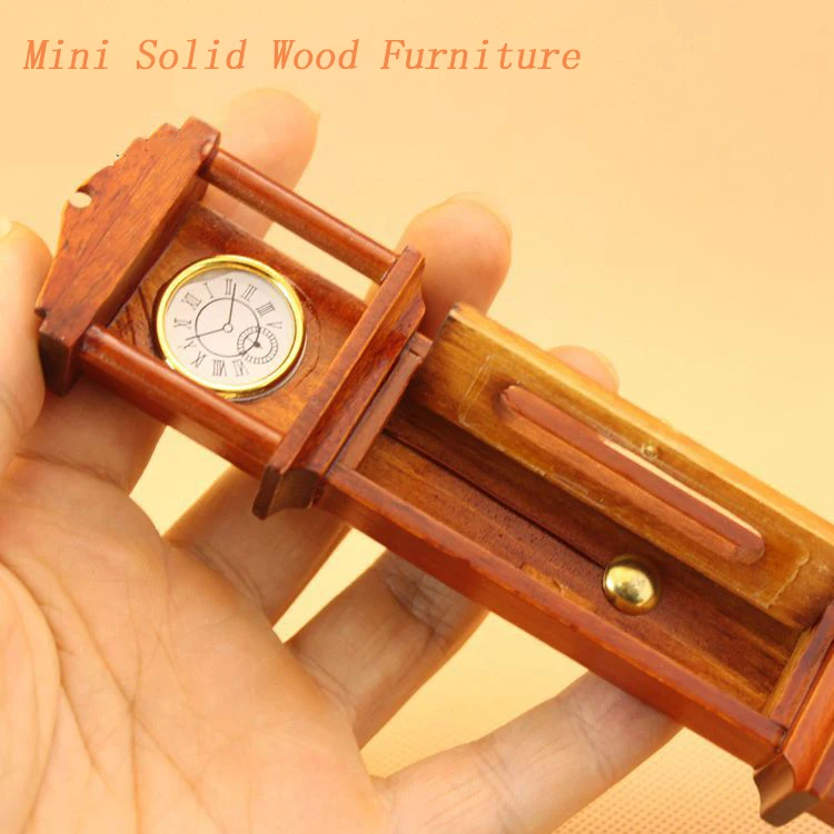 Игрушки семейный мини орнамент мебель Дед часы искусство и ремесла твердой