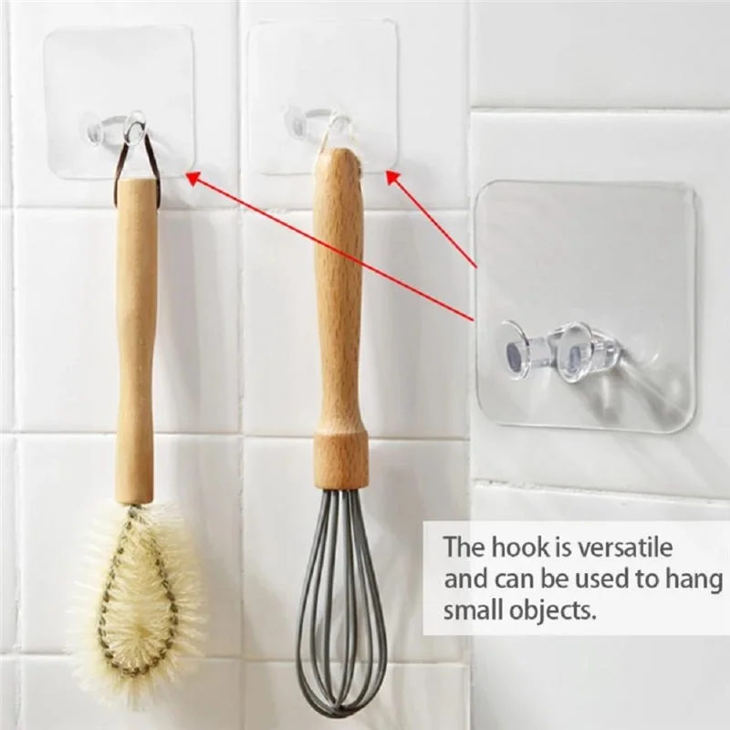 

5PCS Power Plug Adhesive Hook Traceless Strong Adhesive Plastic Hanger Electric Appliance Wire Plug Holder For Kitchen Bathroom