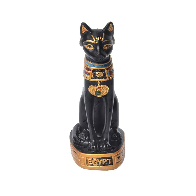 

Exotic Egyptian Cat God Ornaments Birus Resin Crafts Home Decoration Tabletop Ornaments