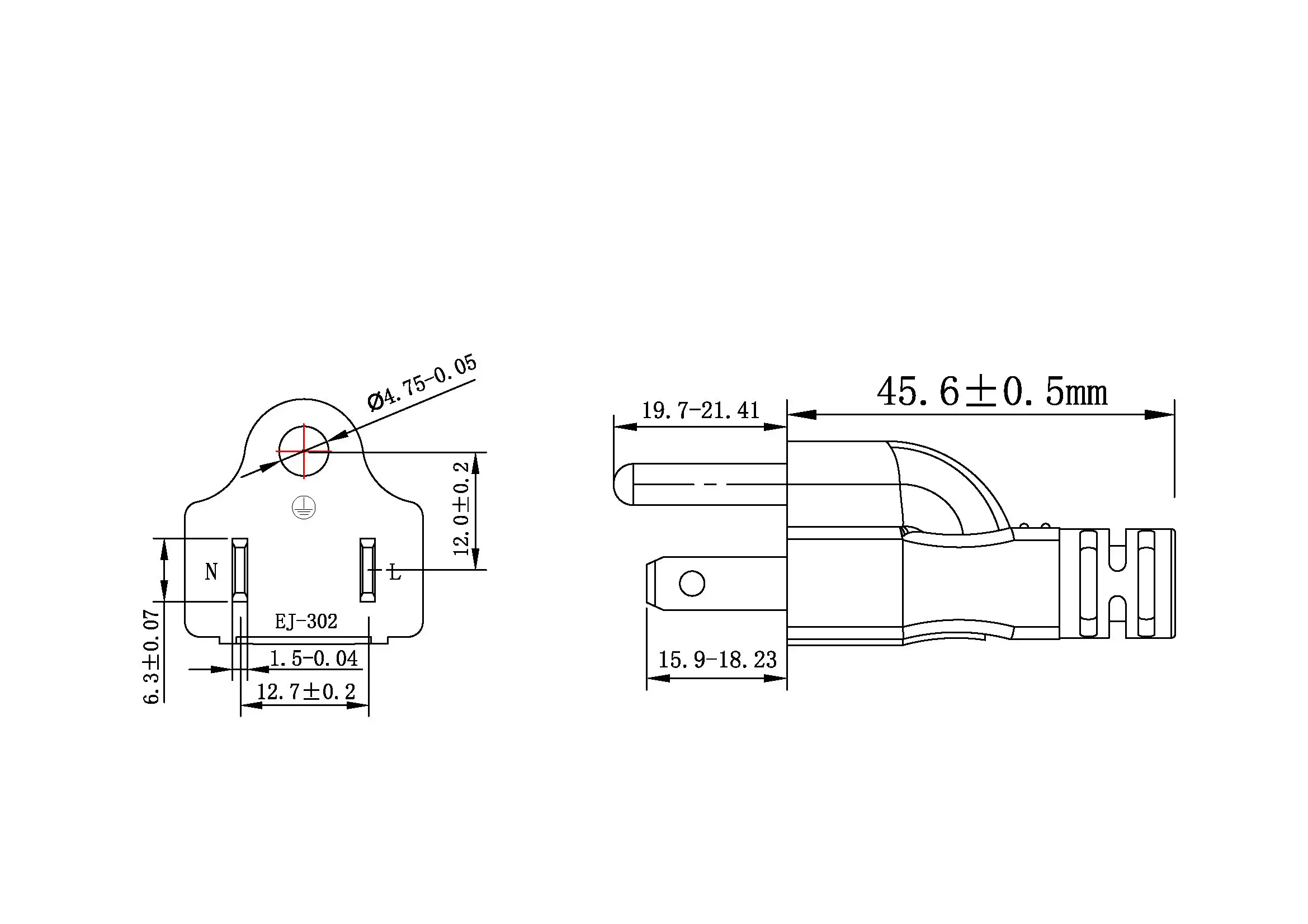 Американский сетевой шнур NEMA 5 15P к IEC C13 американский стандарт три вилки