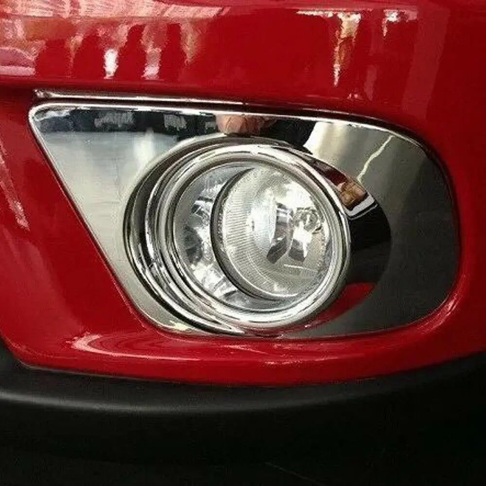 

For Dodge Journey 2013-2018 Chrome Front head Fog Light Lamp Frame Cover Trim