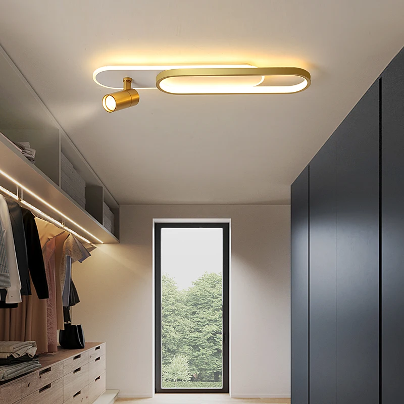 $67.50 Modern LED Ceiling Lights for Bedroom Bedside Aisle Corridor Cloakroom Entrance Home With Spot lights Modern LED Ceiling Lamp