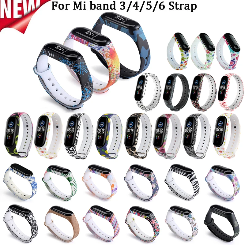 Петля для Xiaomi Mi Band 6 5 4 3 Nfc силиконовый браслет на запястье запасные части xiao
