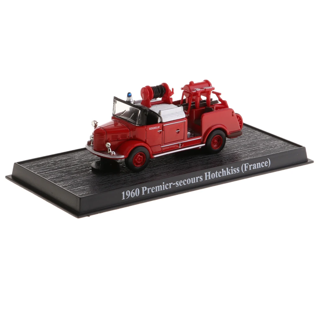 1960 Premier Secours Hotchkiss французский пожарный двигатель модель грузовика 1:64 масштаб