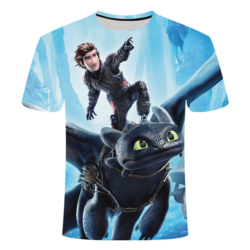 Футболка мужская тренировочная с коротким рукавом и 3D принтом дракона|Мужские