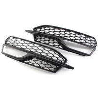 front bumper grill car styling fog light cover grille mesh grill honeycomb for audi a3 s line 2014 2016a3 s3 2013 2017