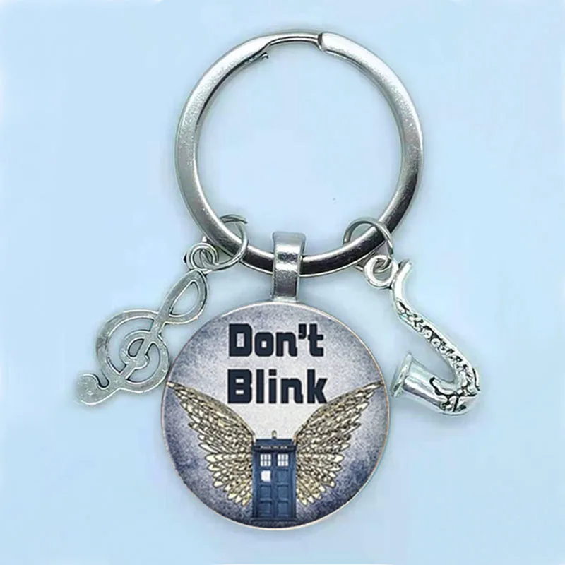 Новинка брелок для ключей в форме сердца пианино круглый стеклянный выпуклая