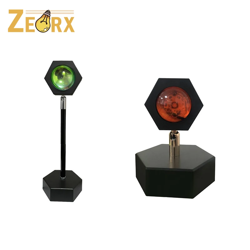 

Sunset Lamp Sunset Projector 5W 180 Degree Rotation Sunset Light USB Sunset Glow Light Warm Romantic Visual Night Decorative