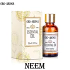 Известный бренд oroaroma Натуральное эфирное масло Neem инсектицидная дезинфекция ингибирует рост насекомых-вредителей Neem oil