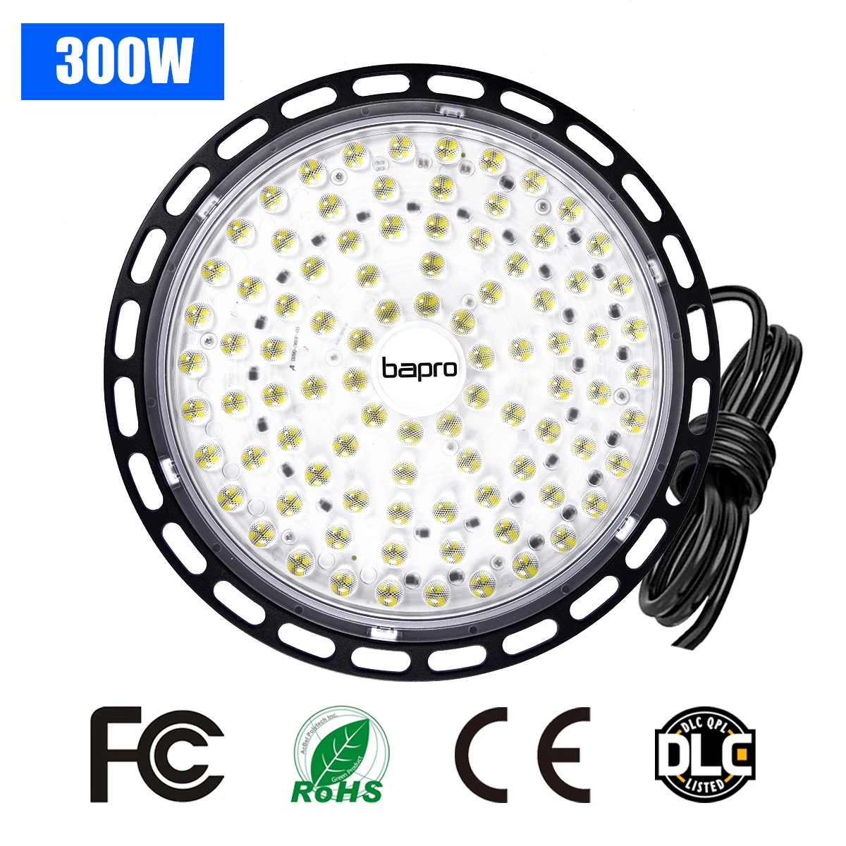 300W UFO Led High Bay освещение 100 Вт 200 Вт 300 Вт Водонепроницаемый IP44 гараж мастерская склад Highbay освещение промышленная Led машина лампа - Цвет: 300W