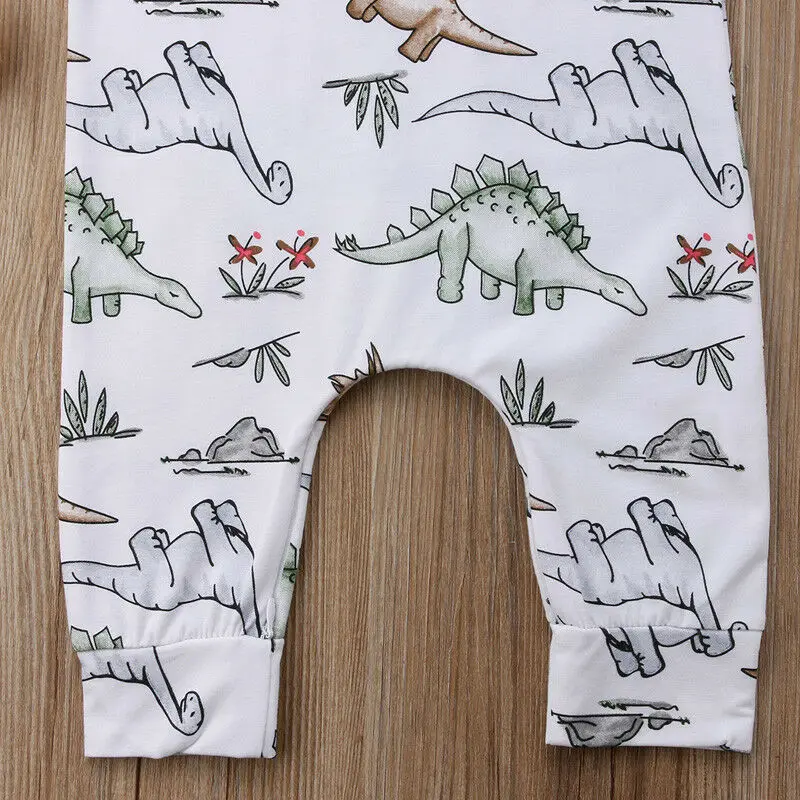 

pudcoco Baby Rompers Summer sleeveless Cartoon Dinosaur Newborn Baby Boy Girl Clothes Infant Jumpsuit Animal Toddler Clothing