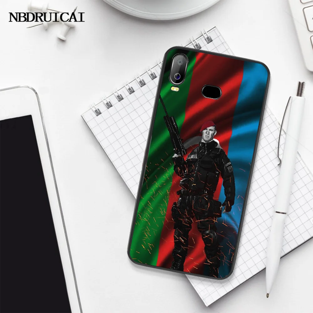 Чехол-накладка PENGHUWAN для Samsung A10 A20 A30 A40 A50 A70 A71 A51 A6 A8 2018 силикон с флагом