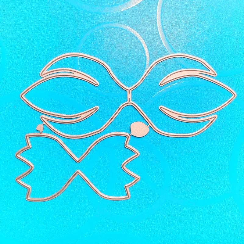 YINISE скрапбукинга металлические режущие штампы для трафареты лук DIY бумажные