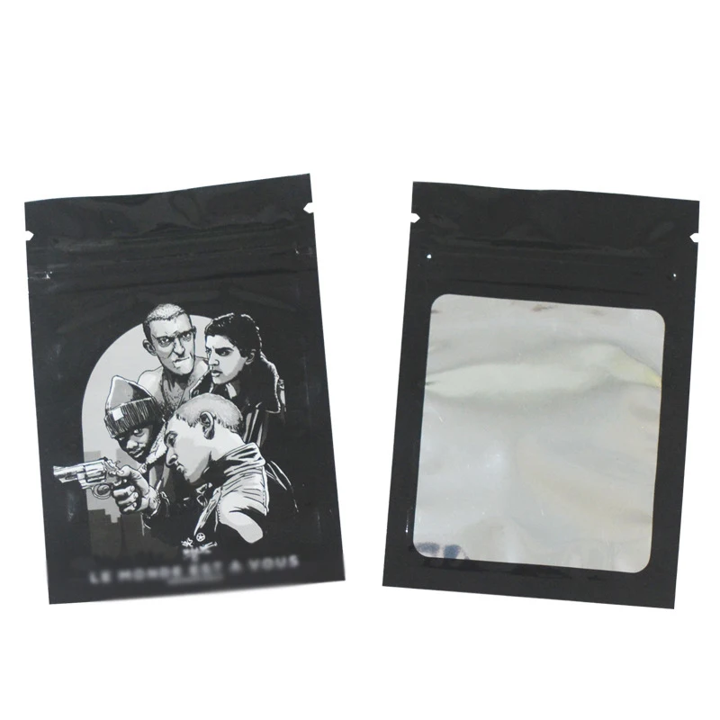 

Cartoon 4 People Pattern Ziplock bag Mylar Package Bags Candy Waterproof Storage Bags 7x10 CM ECO Ziplock Food Packing Wholesale