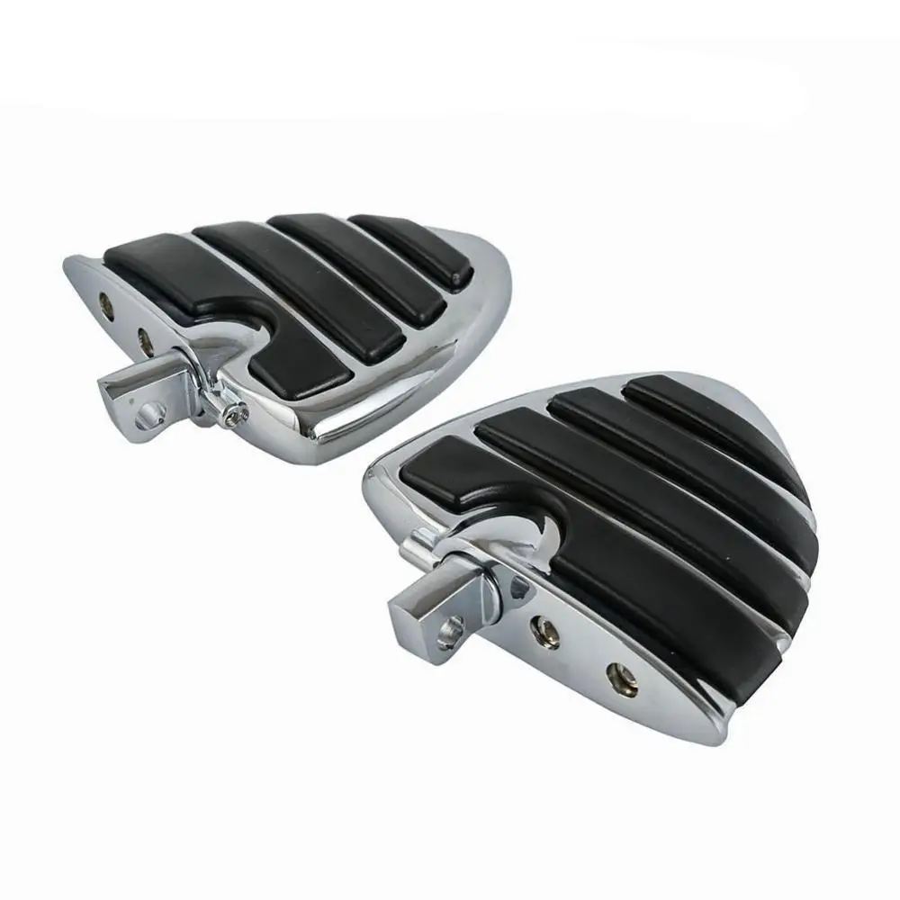 8 Male Mount Motorcycle Rubber Footrest Footpegs Floorboard For Harley Iron XL 883 1200 Street 750 500 Touring Custom Dyna Softail - Цвет: 8