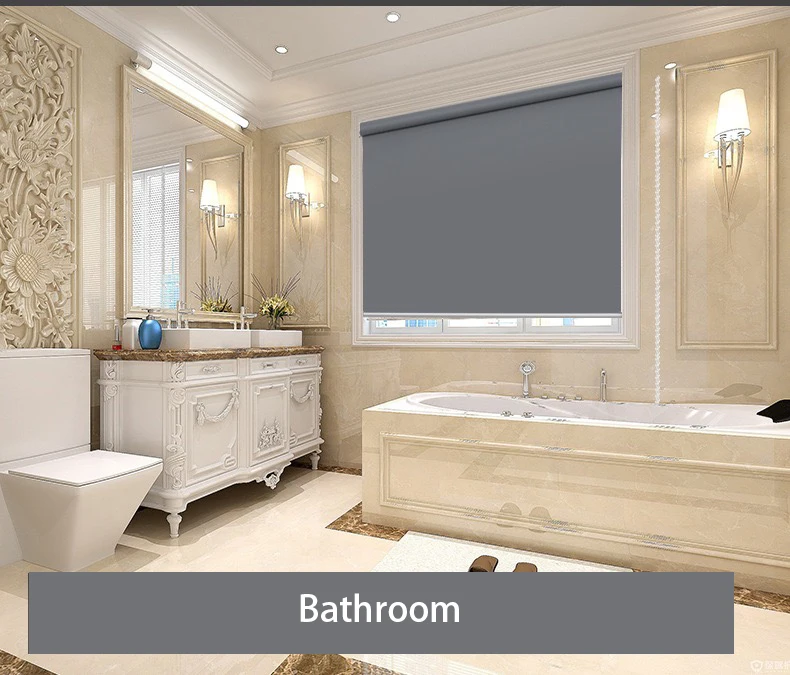 100% светонепроницаемые жалюзи огнеупорная ткань система сверления занавески на