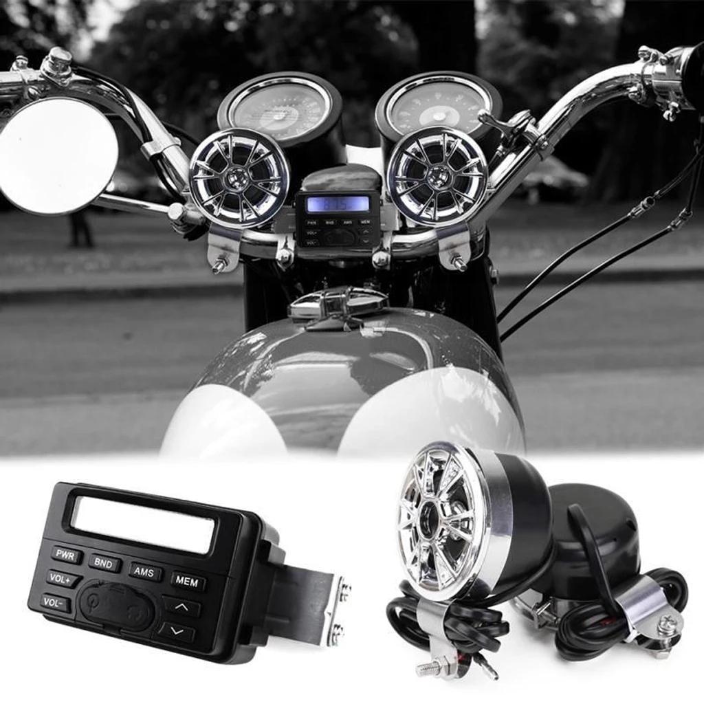 

Motorcycle MP3 Speakers for Suzuki Harley Yamaha BMW Kawasaki Honda Victory ...