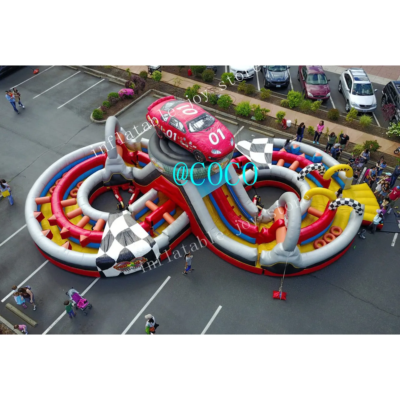 Бесплатная доставка в морской порт гигантский надувной путь препятствий