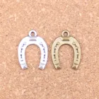 Подвески счастливая подкова 21x16 мм, 20 шт., винтажные старинные подвески, для браслета, ожерелья