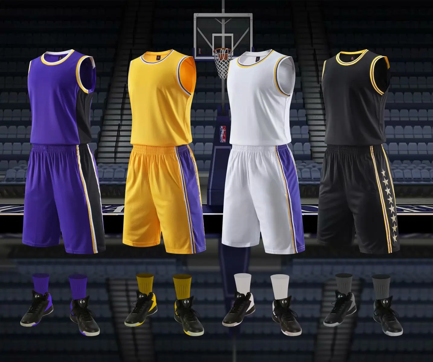 18-19 стиль Lakers NBA костюм для баскетбола спортивная одежда индивидуальные персонажи игры Джерси T