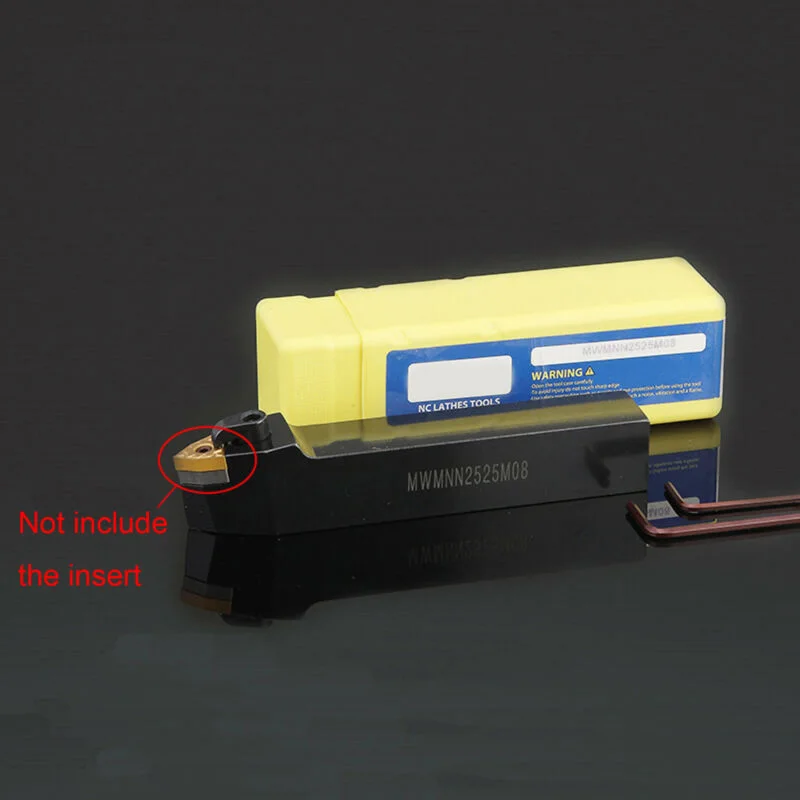 

External Lathe Turning Holder For WNMG0804 Inserts MWMNN 2020K08 Index Metalwork