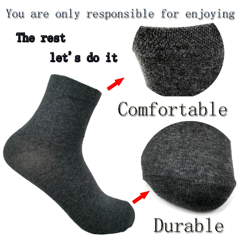 Для мужчин удобные хлопковые носки 5 пар/компл. для мальчиков дышащие