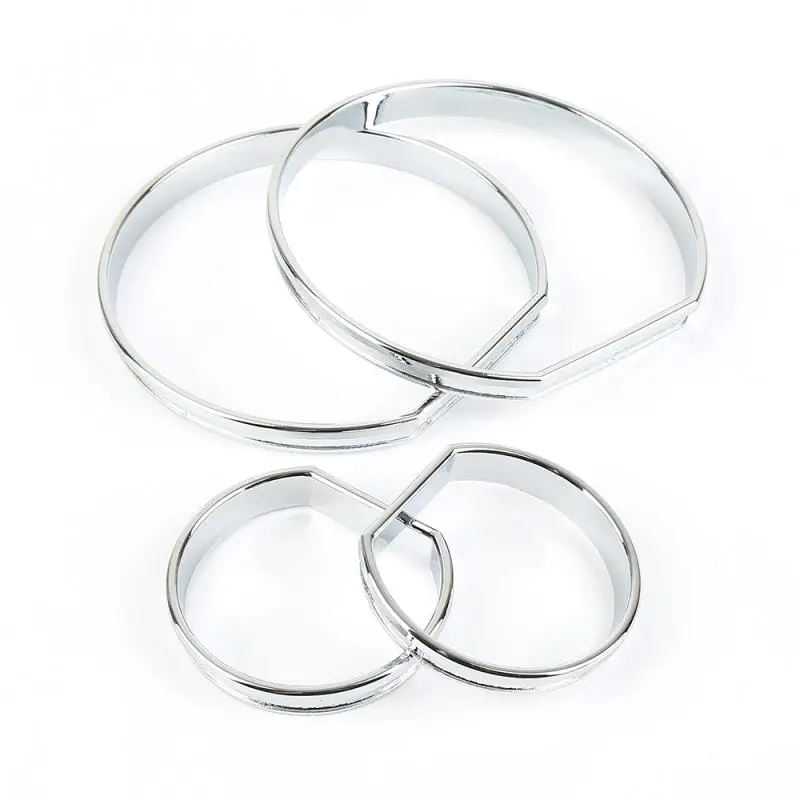 Новинка 4 шт. Стайлинг приборной панели датчик циферблата кольца ободка Speedo AC/Tech