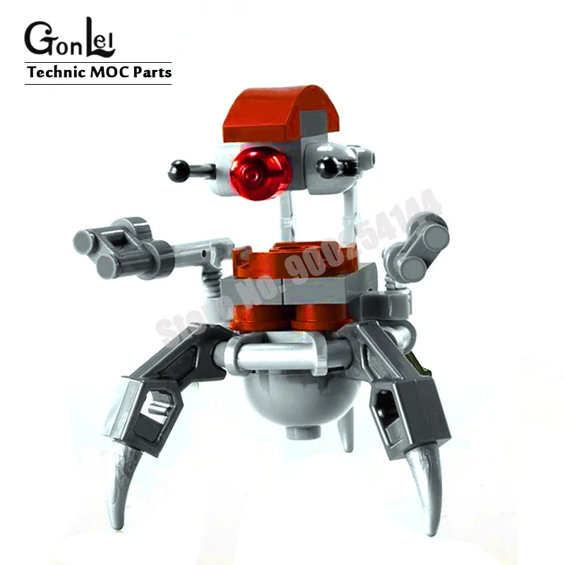 

2Pcs/lot Star Plan Droidekas Destroyer Droids Clone Troopers Figures Space Series MOC Building Block Bricks Toys Christmas Gifts