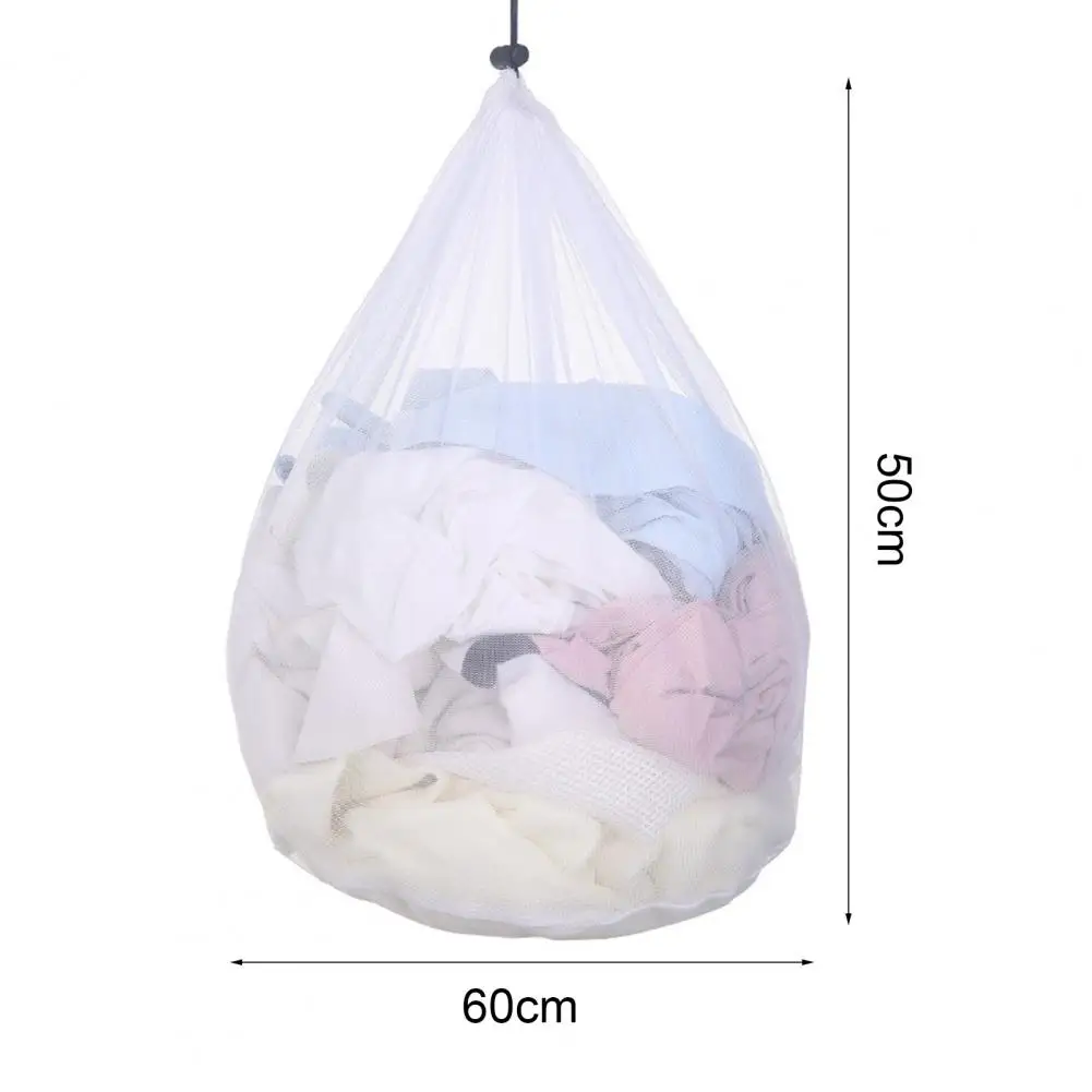 

Dropshipping Laundry Bag Adjustable Buckle Hard to Twist Nylon Laundry Washing Bag for Home