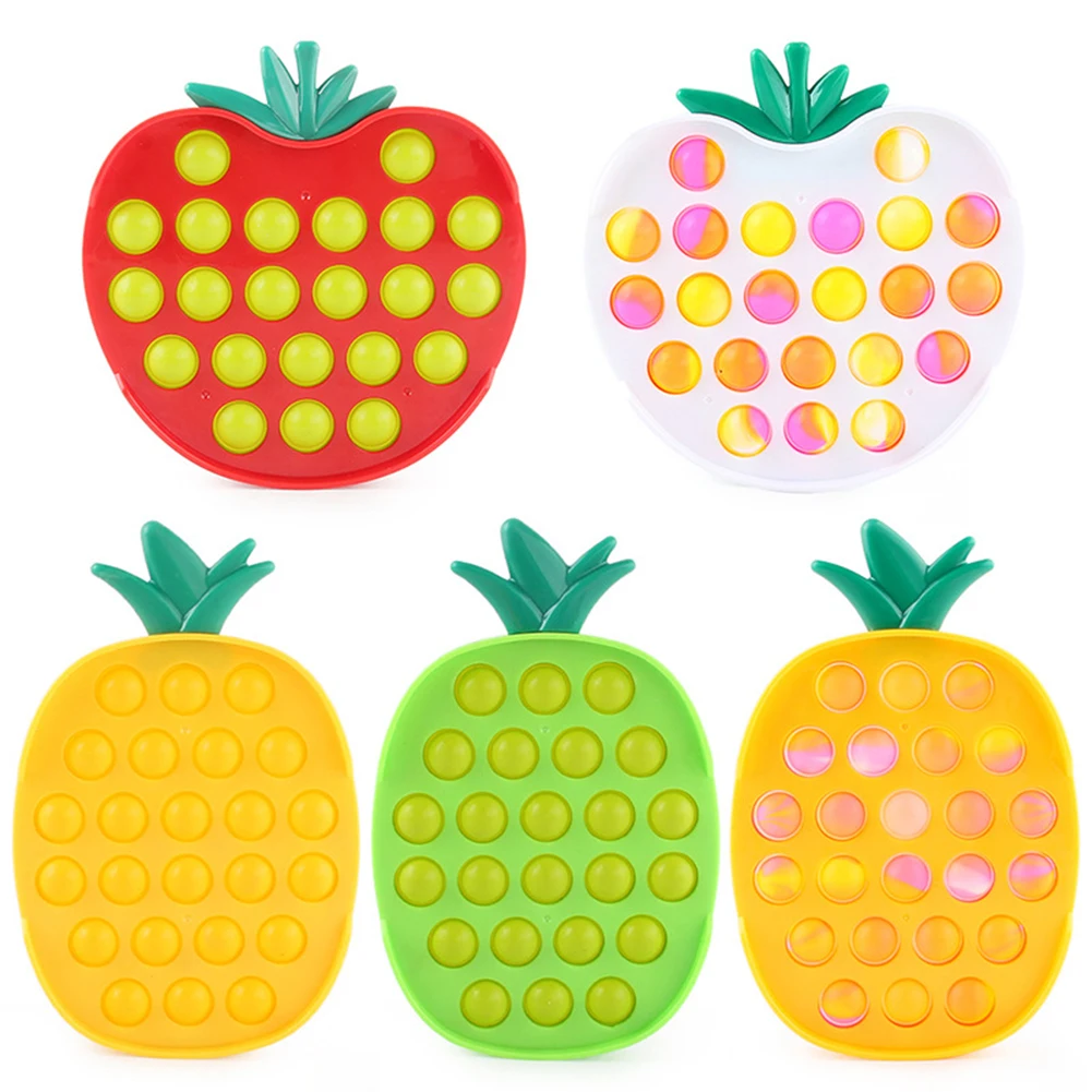 

Радужные игрушки для снятия стресса, сенсорные пузырьки, антистрессовая игра, рука с простым затемнением, фиджет для детей