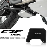 motorcycle skid plate bash frame engine guard center stand extension for honda crf1100l africa twin crf 1000 l 2019 2020 2021