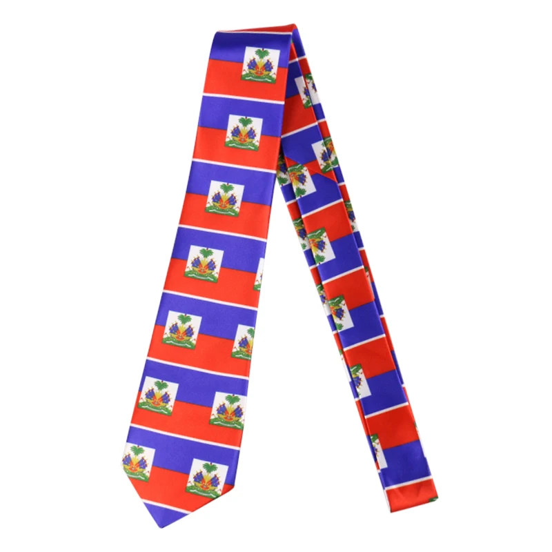FOXMOTHER Новая мода Гаити с принтов в виде флажков галстук бабочка для мужские и