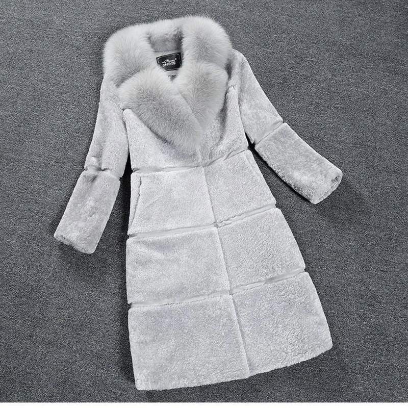 Winter New Women Fur Coat Ladies Long Sleeve Thicken Warm Jackets 2021 Casual Faux Mink Fur Coats Female Fox Fur Collar Parka