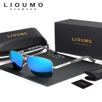 lioumo design square sunglasses men polarized driving glasses women fashion anti reflective lens unisex eyewear gafas de sol