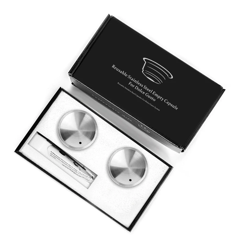 2Pcs Reusable Coffee Capsule Filter Baskets Refillable Dripper for Nestle Machines Kitchen Accessories |