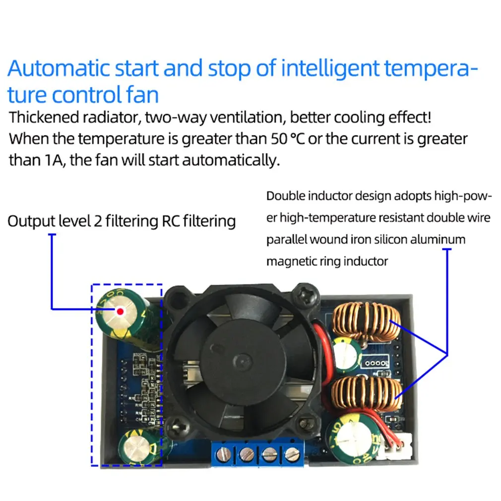 Цифровой дисплей с цветным экраном Регулируемый источник питания со