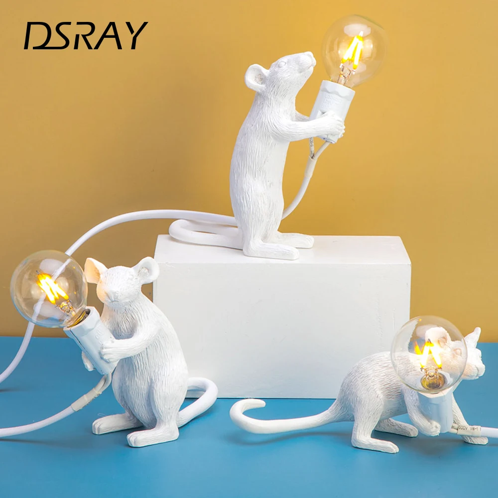 Seletti Morden Mouse настольные лампы светодиодный прикроватный столик лампа для