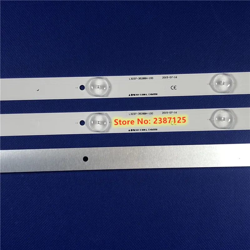 1 Набор = 3 светодиодный Ки Светодиодная лента для подсветки 7 ламп Lg L3237-2835Ms