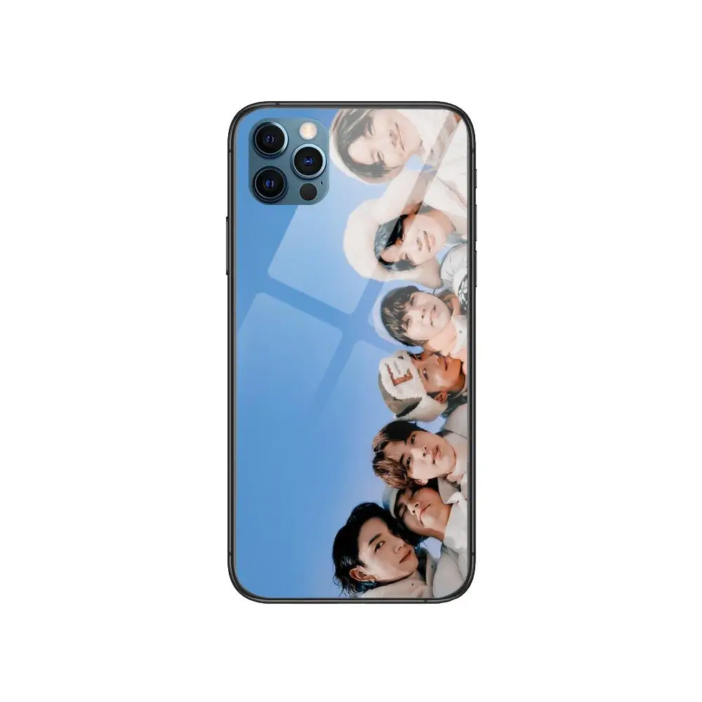 

Super hot B-BTS Anime Style Phone Case cover For iphone 12 pro max 11 8 7 6 s XR PLUS X XS SE 2020 mini black cell shell