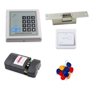 rfid emid card access control system kit electric strike lock fail secure fail safe free global shipping