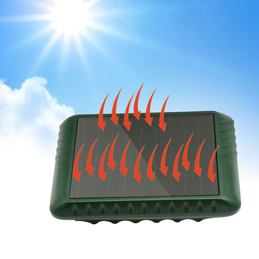 Ультразвуковой репеллент от насекомых на солнечных батареях для сада уличная