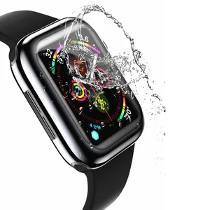 Чехол для Apple Watch band 44 мм40 мм 42 мм38 мм, Защитная пленка для iwatch, защитный бампер для Apple watch series 5 4 3 44 мм