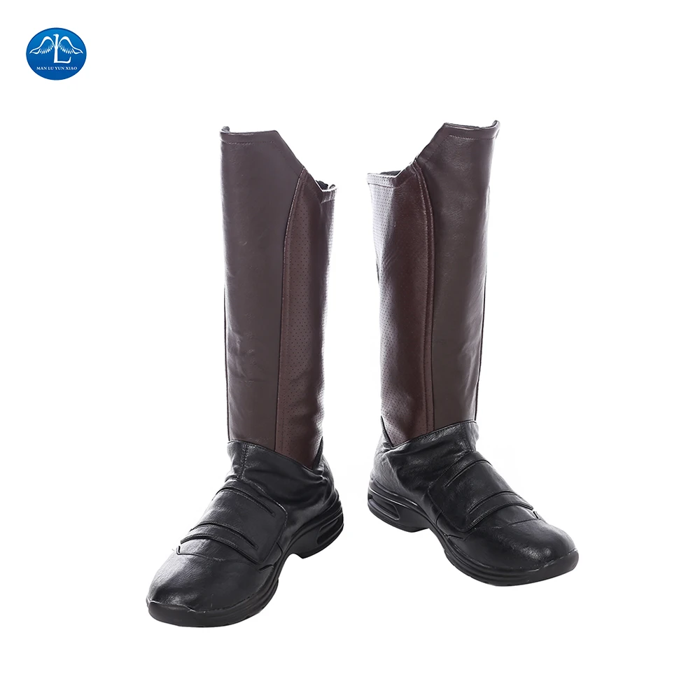 

ManLuYunXiao Guardians of the Galaxy Cosplay Star Lord Cosplay Boots Peter Quill Leather Shoes For Men Custom Made